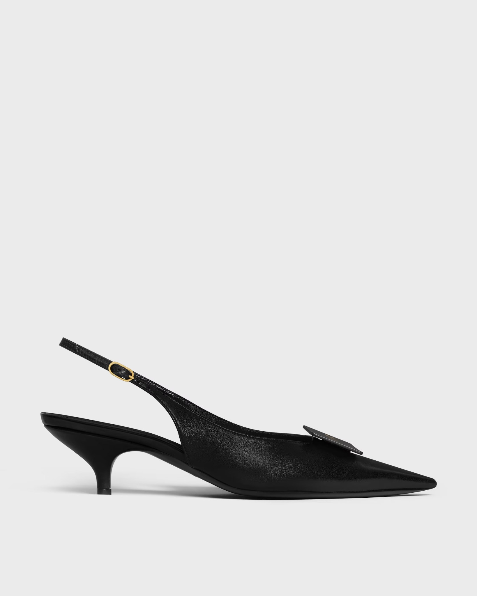 Signature slingback in lambskin in Black
